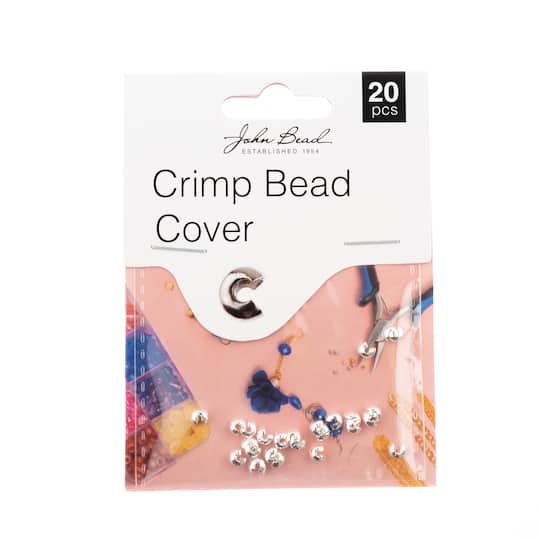 John Bead Must Have Findings 3mm Bead Crimp Covers